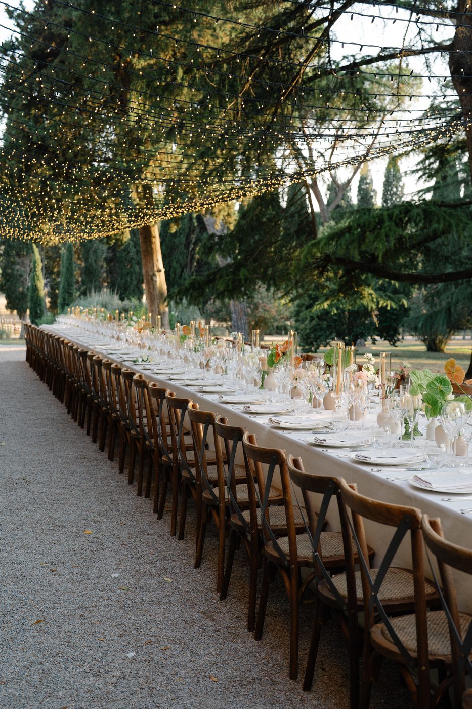 Toronto wedding photography — outdoor dinner reception